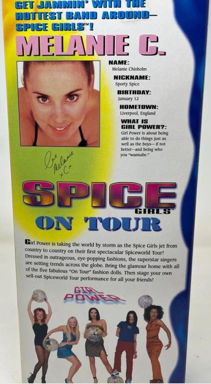 Spice Girls on Tour Mel C Melanie Chisholm Sporty Spice Doll 1998 Galoob  23531