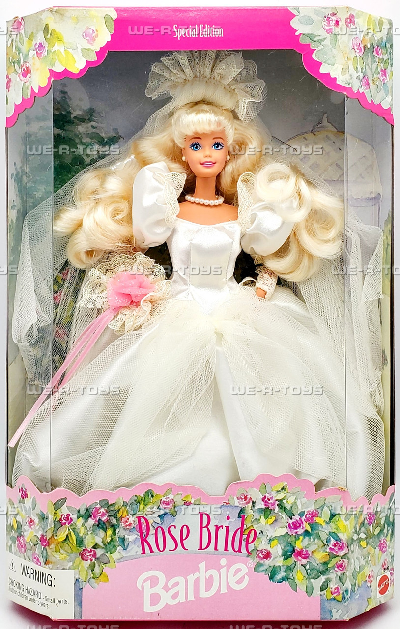Rose Bride Barbie Doll Special Edition 1996 Mattel 15987