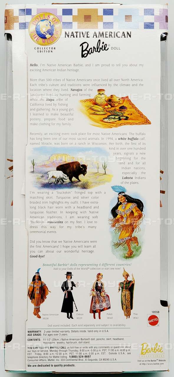 Native American Barbie Dolls of the World Fourth Edition