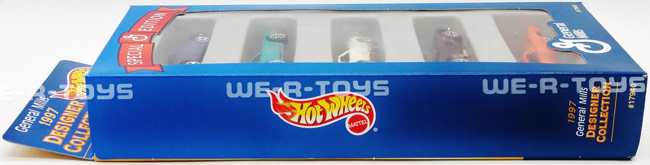 Hot Wheels General Mills 1997 Designer Collection Vehicle Pack of