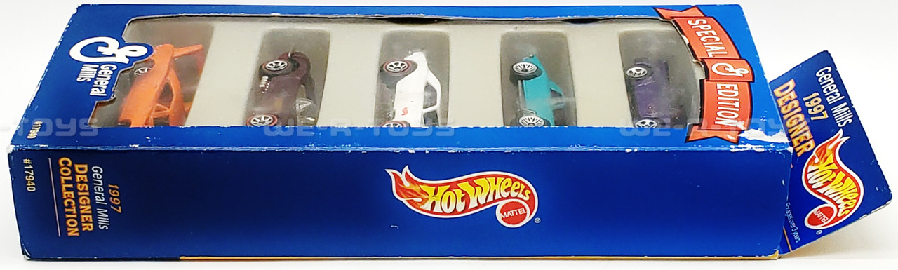Hot Wheels General Mills 1997 Designer Collection Vehicle Pack of