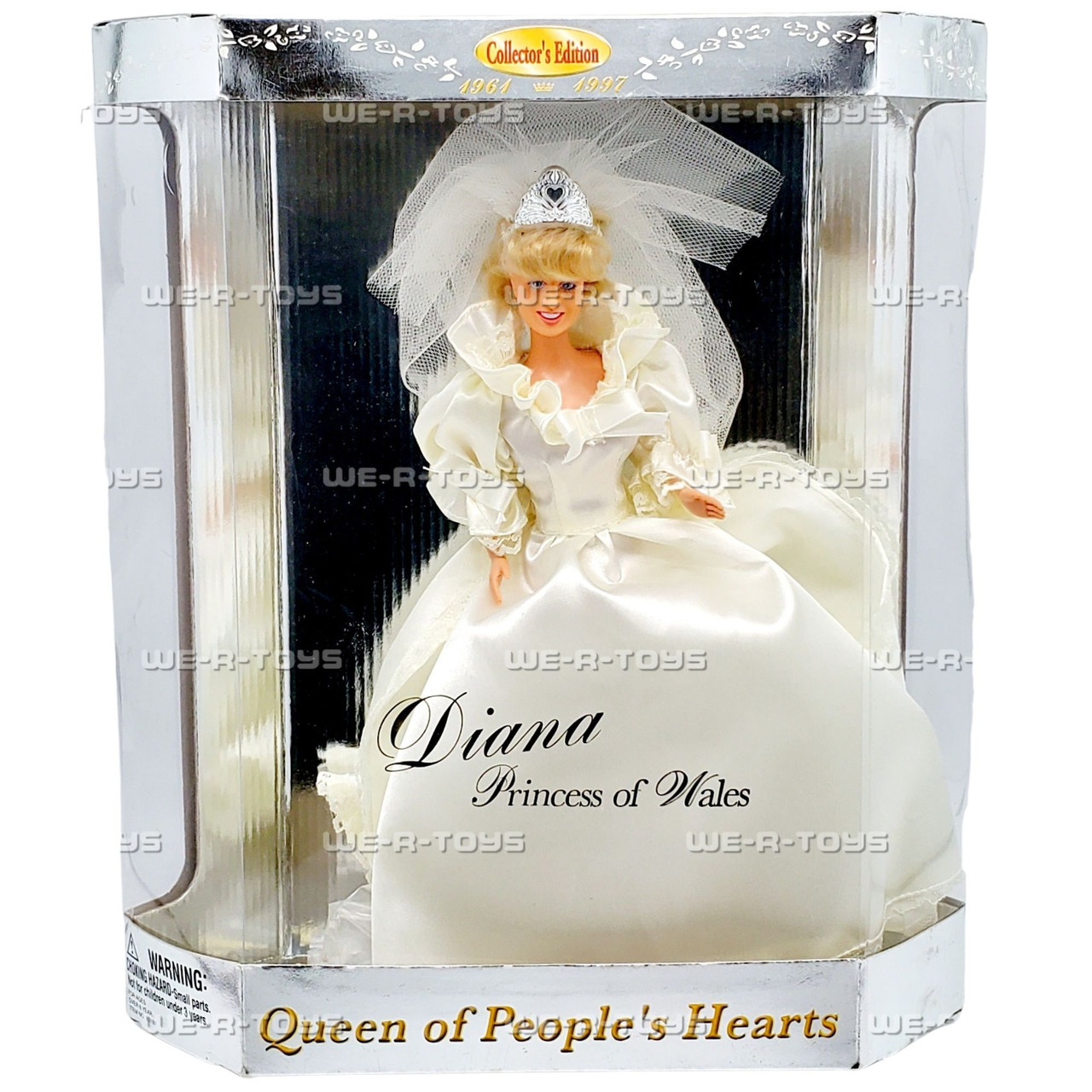 Diana Princess of Wales Queen of People's Hearts Doll Wedding Gown 1997 NRFB - We-R-Toys Diana Princess of Wales Queen of People's Hearts Doll Wedding Gown 1997 NRFB - We-R-Toys