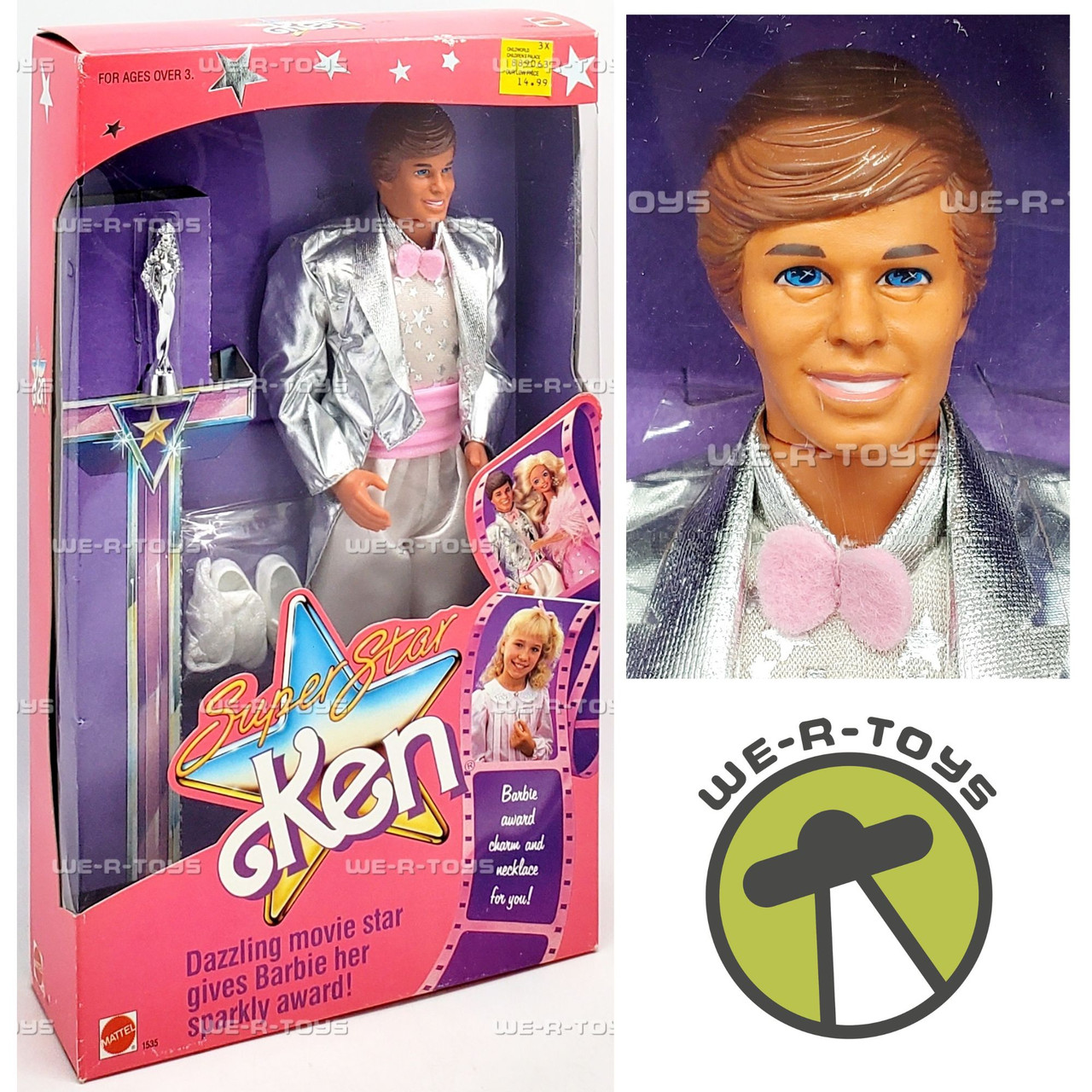 Barbie Super Star Ken Doll 1988 Mattel #1535