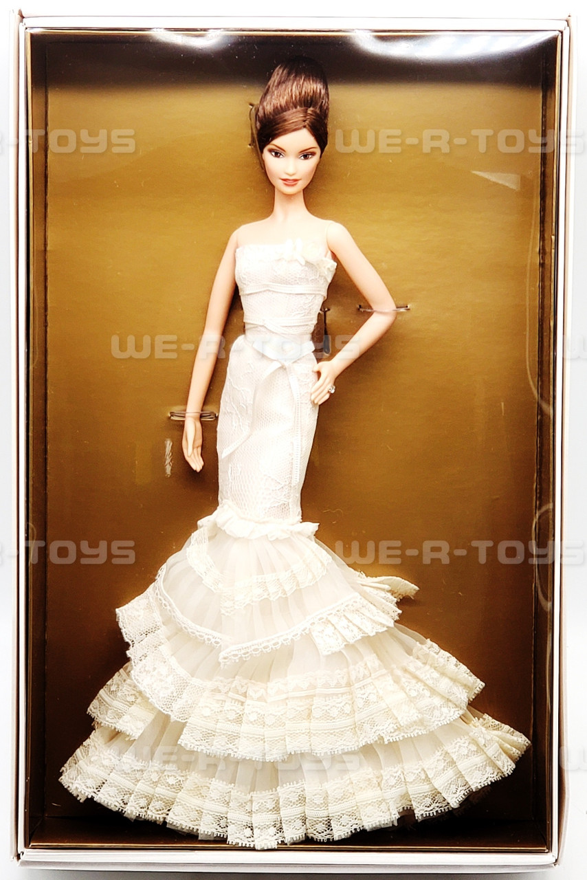 Vera Wang Bride Barbie Doll The Romanticist Gold Label Barbie