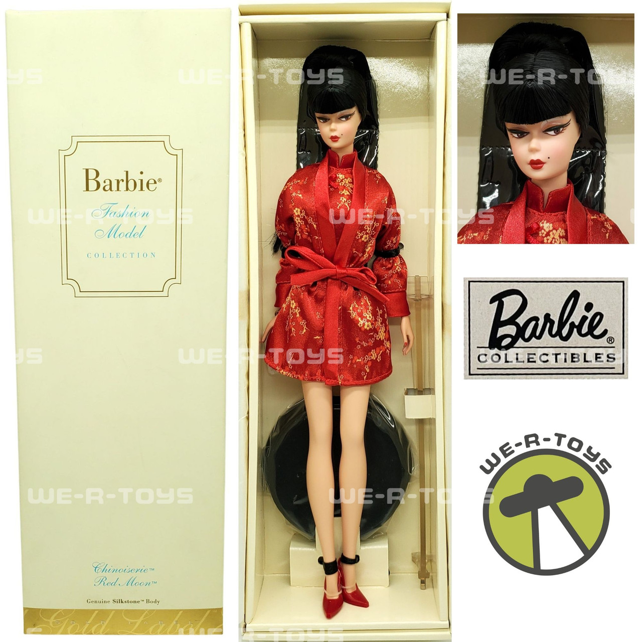 バービー　ファッションモデルコレクション　シノワズリレッドムーン　ゴールドラベル バービー ファッションモデルコレクション シノワズリレッド