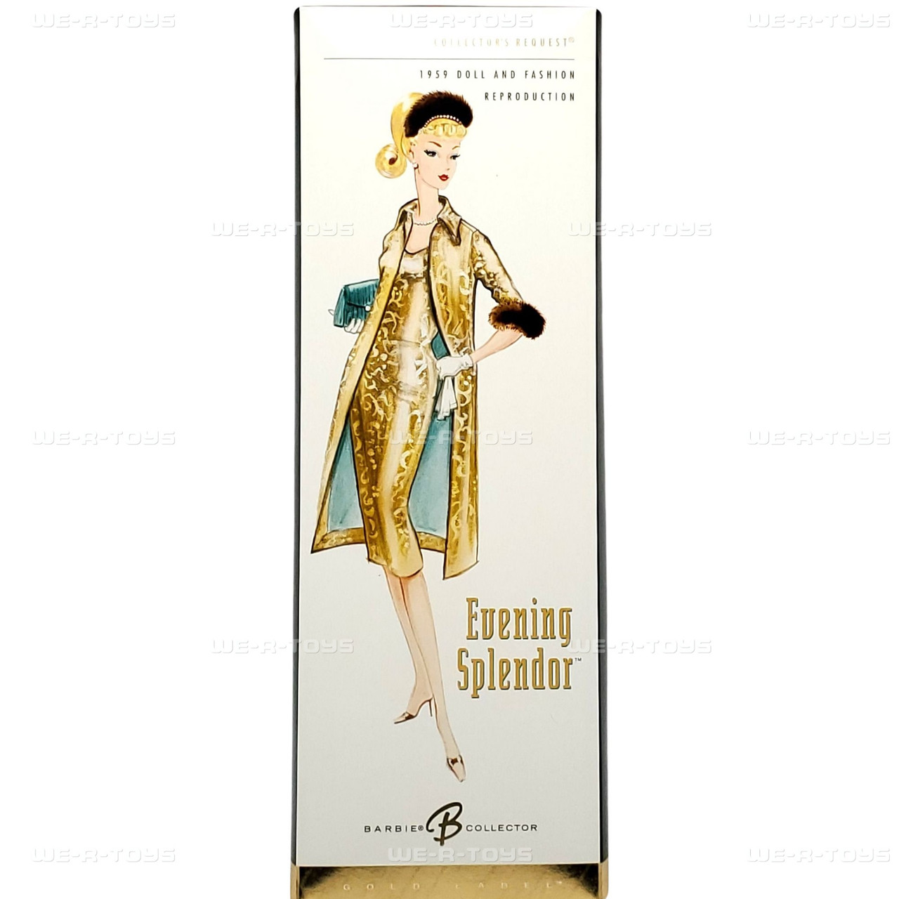Evening Splendor Barbie Doll Gold Label 1959 Doll and