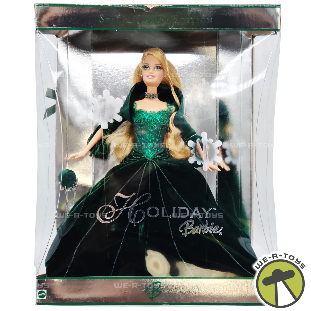Mattel 2004 Holiday Barbie Doll, Green Mattel 2004 Holiday Barbie Doll, Green