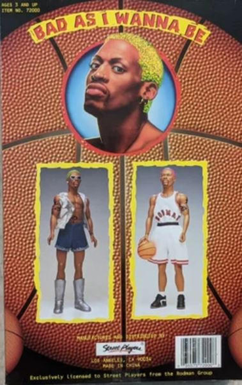 Dennis Rodman Bad as I Wanna Be Doll Limited Edition Street