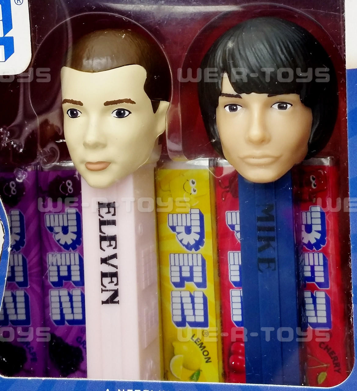 Lot of 2 Stranger Things Pez Set Eleven Mike Lucas & Dustin