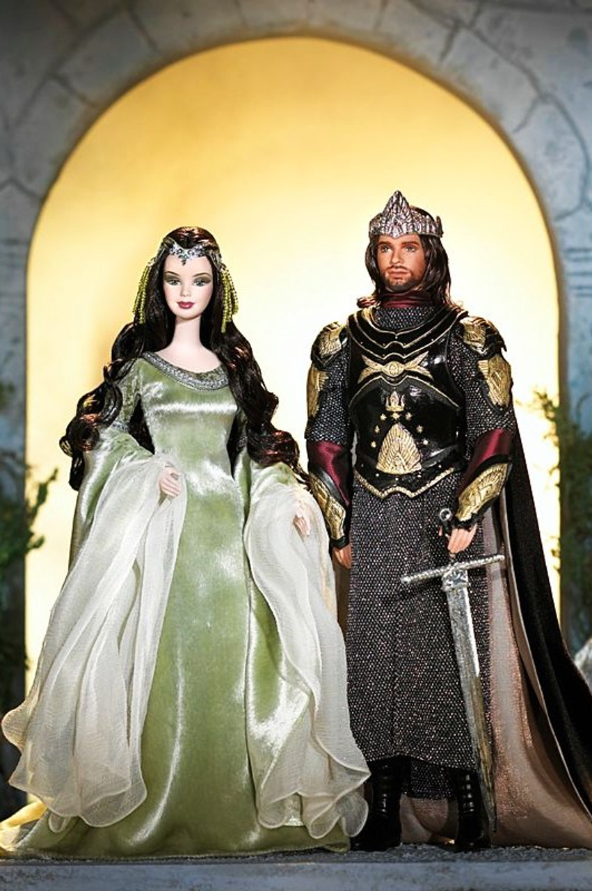 The Lord of the Rings Barbie & Ken as Arwen & Aragorn Doll Set