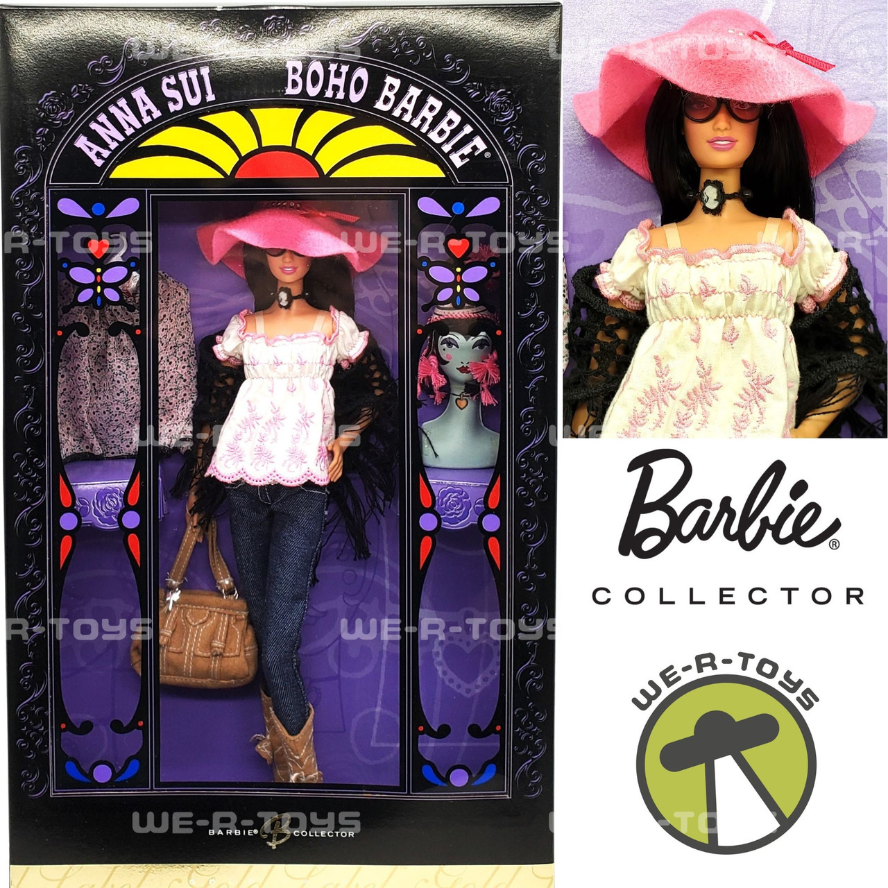 Anna Sui Boho Barbie Doll Gold Label Limited Edition 2006 Mattel J8514