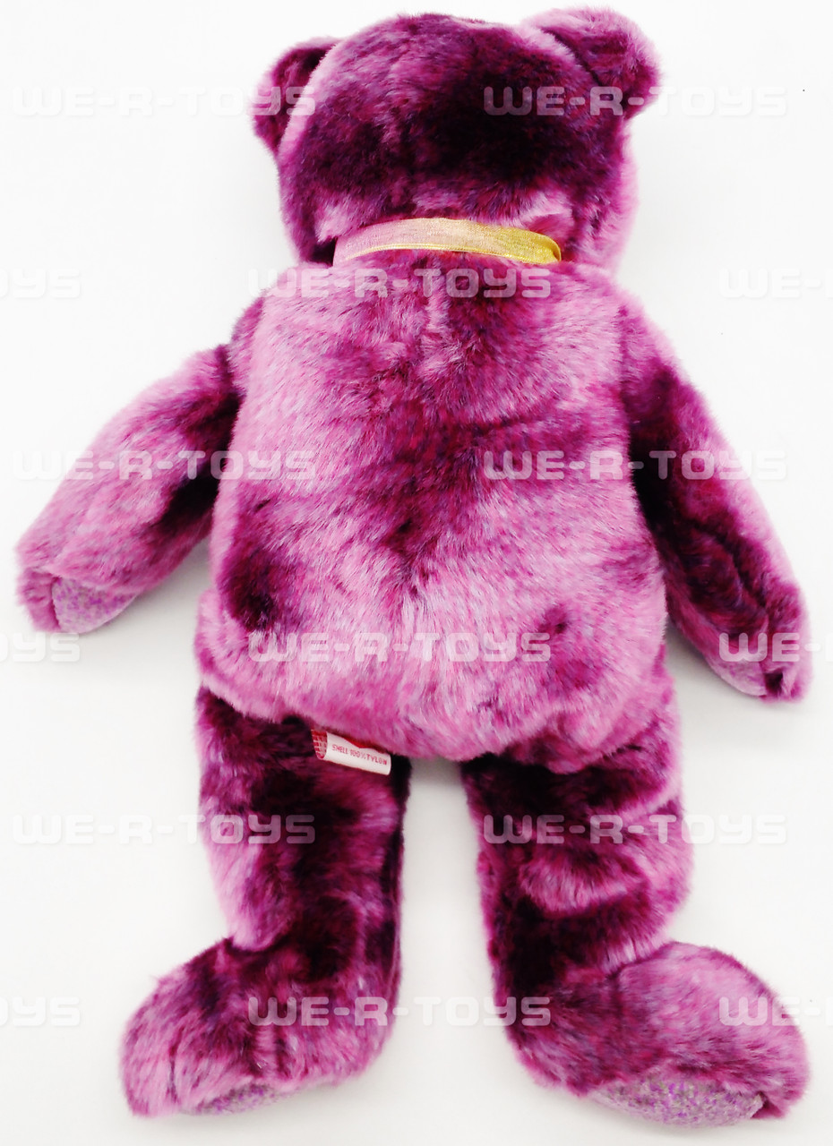 Ty Beanie Buddy Purple 2000 Signature Bear 14