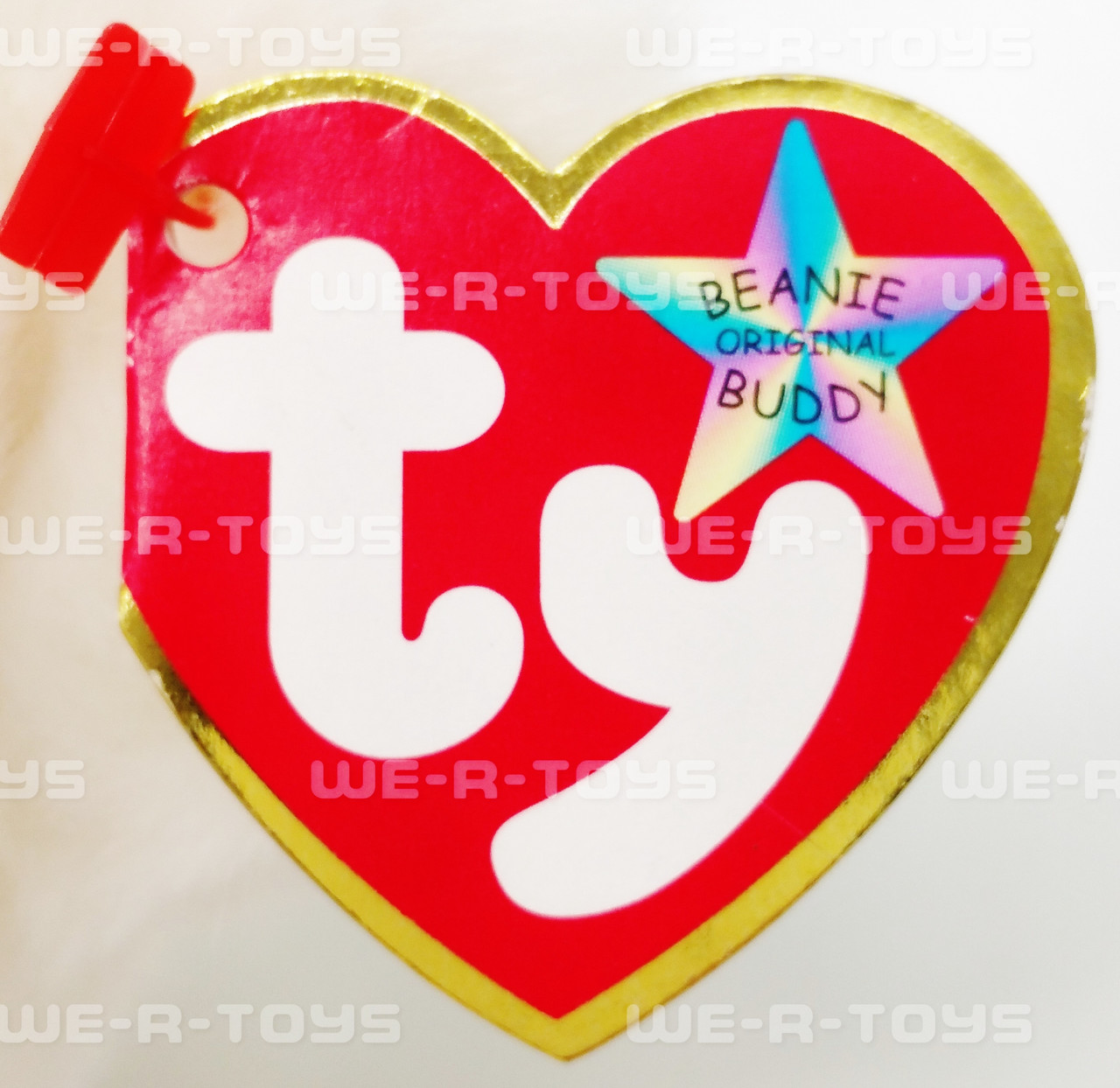 Ty Beanie Buddy Valentino the White Valentine Bear 13
