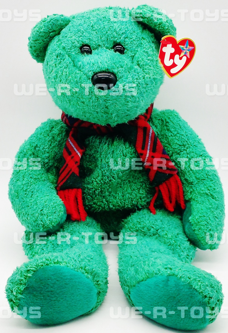 Ty Beanie Buddy Wallace the Green Scottish Bear 14