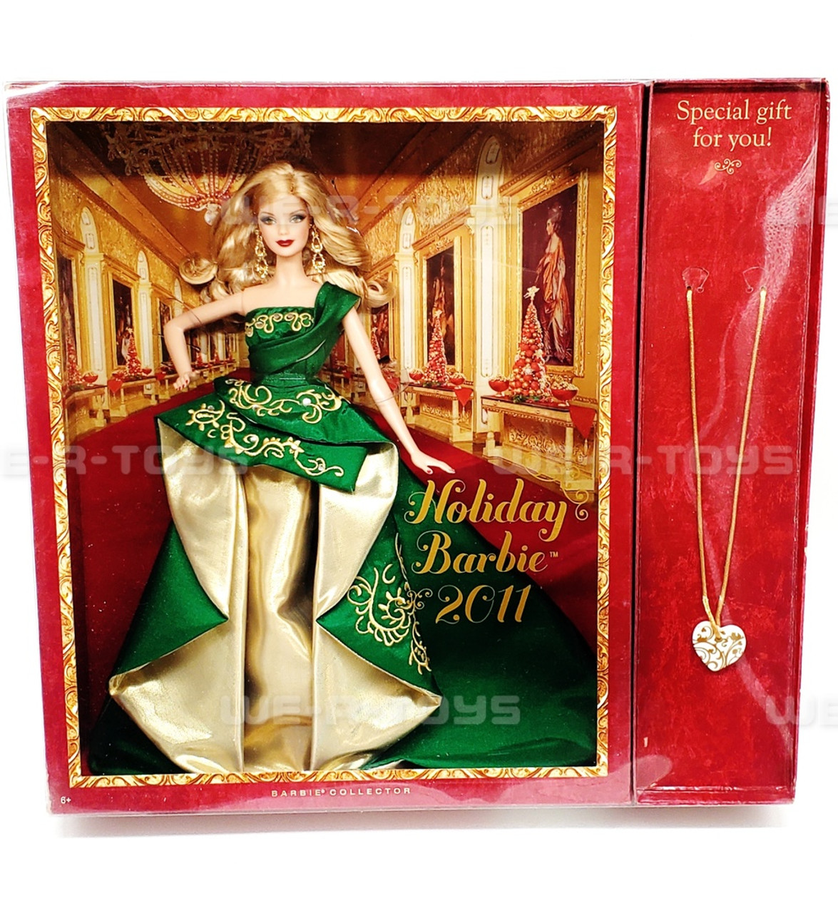 Barbie 2011 Blonde Holiday Doll Mattel No. W6236 NEW - We-R-Toys