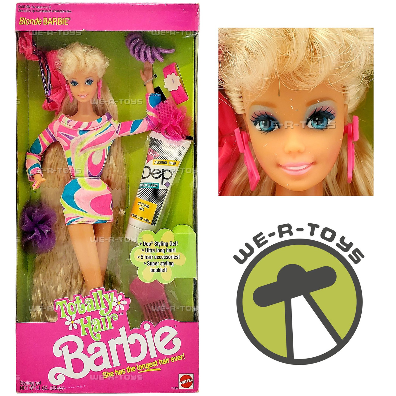 Totally Hair Barbie Doll Blonde She Has the Longest Hair Ever