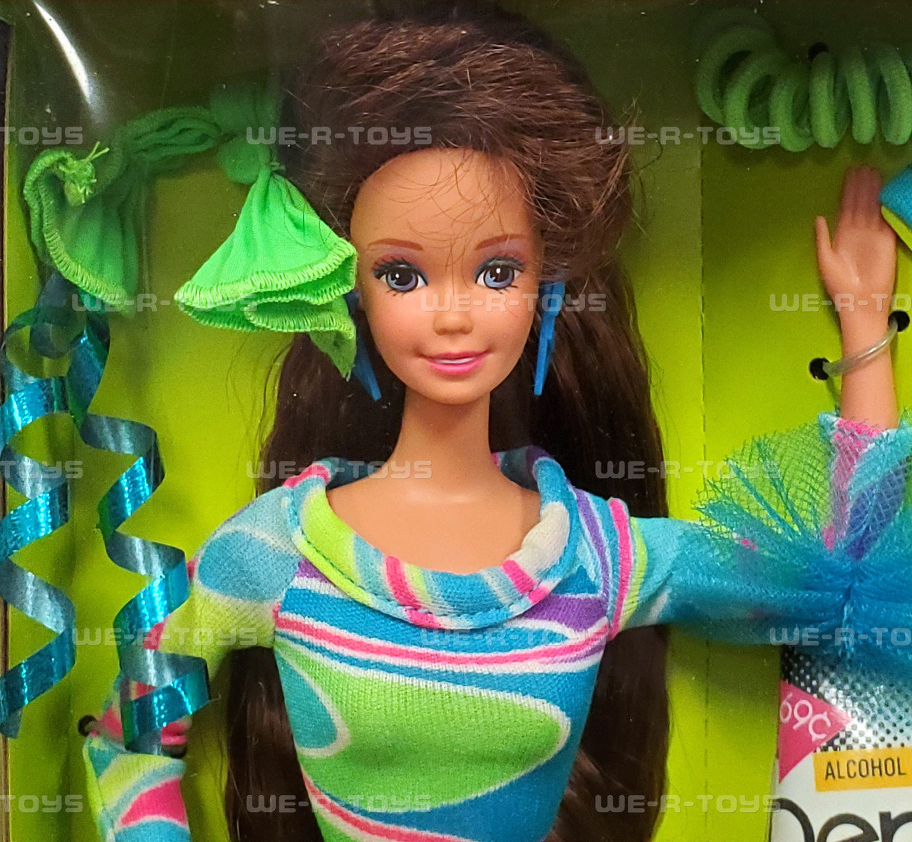 Totally Hair Barbie Doll Brunette 1991 Mattel 1117 We-R-Toys