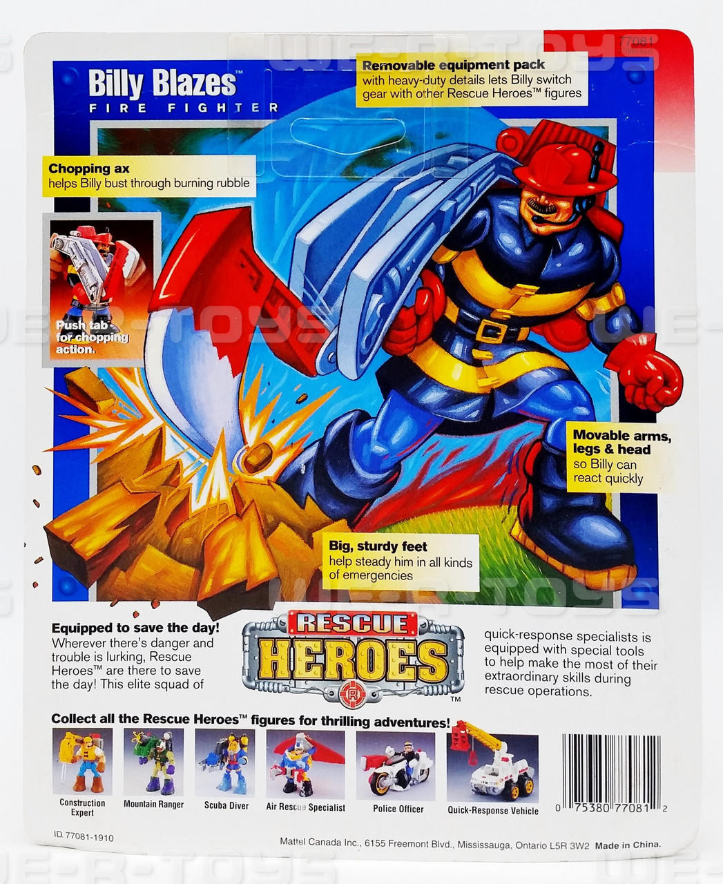 Fisher-Price Rescue Heroes Fire Fighter Billy Blazes 6