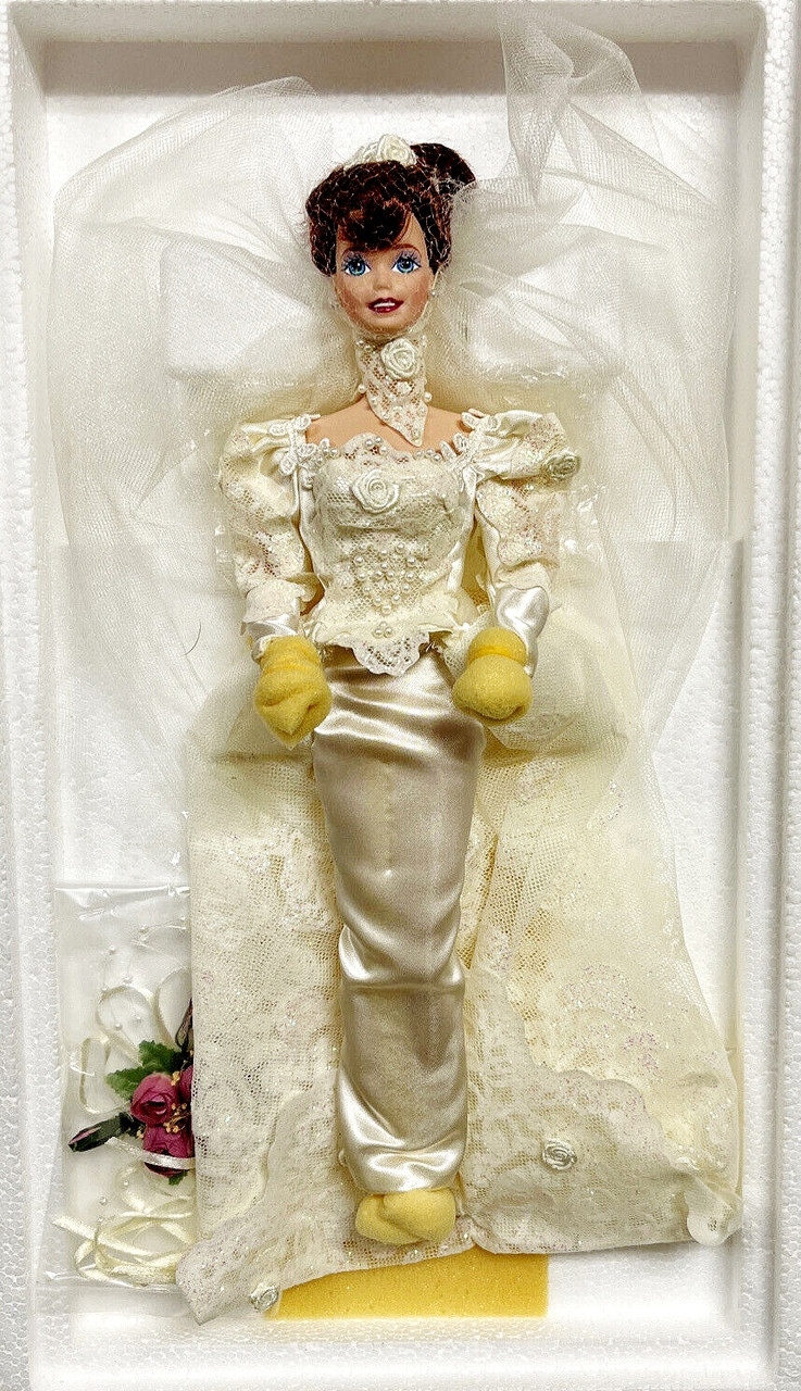 Romantic Rose Bride Barbie Doll Limited Edition 1995 Mattel 14541