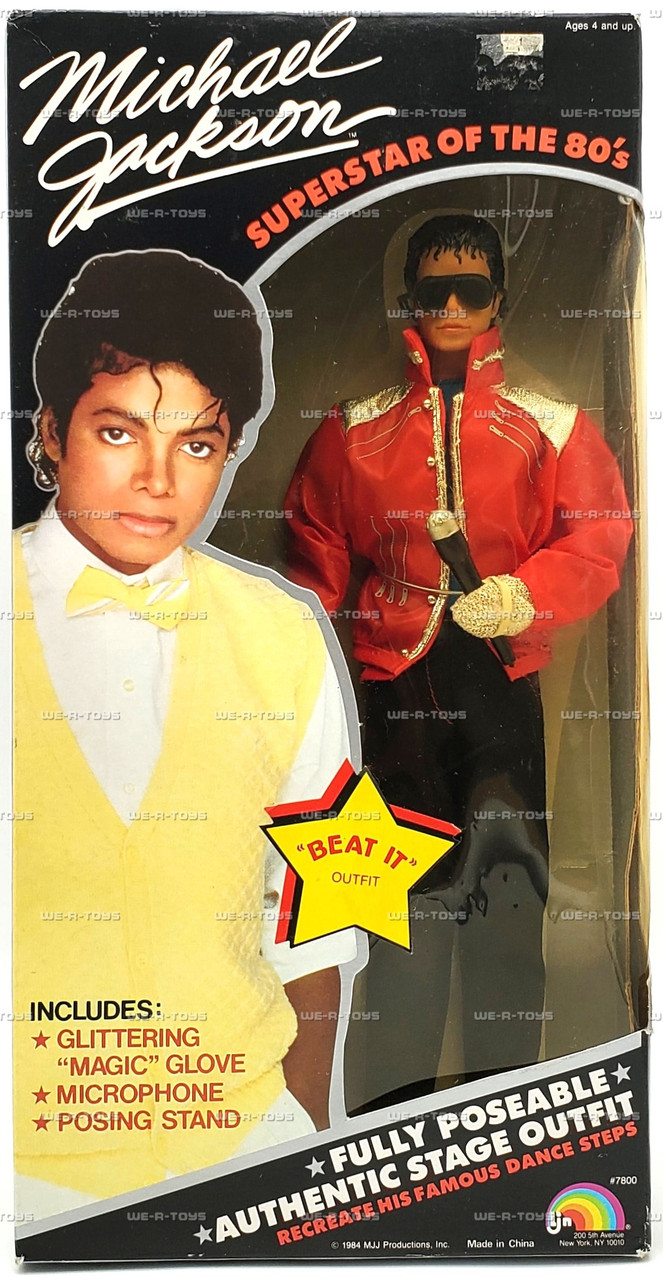 Michael Jackson Superstar of the 80's Beat It Outfit Doll LJN 1984