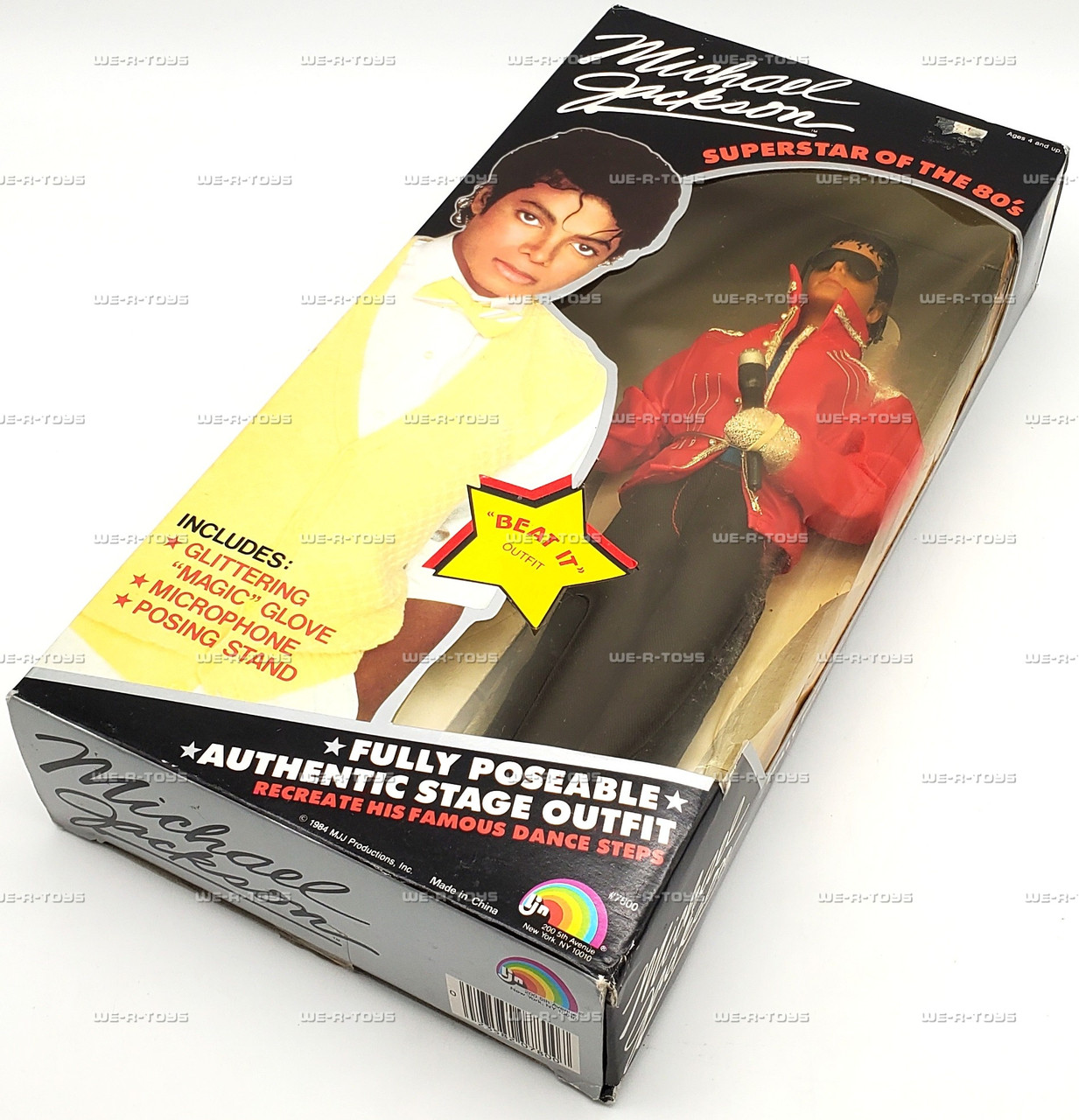 Michael Jackson Superstar of the 80's Beat It Outfit Doll LJN 1984