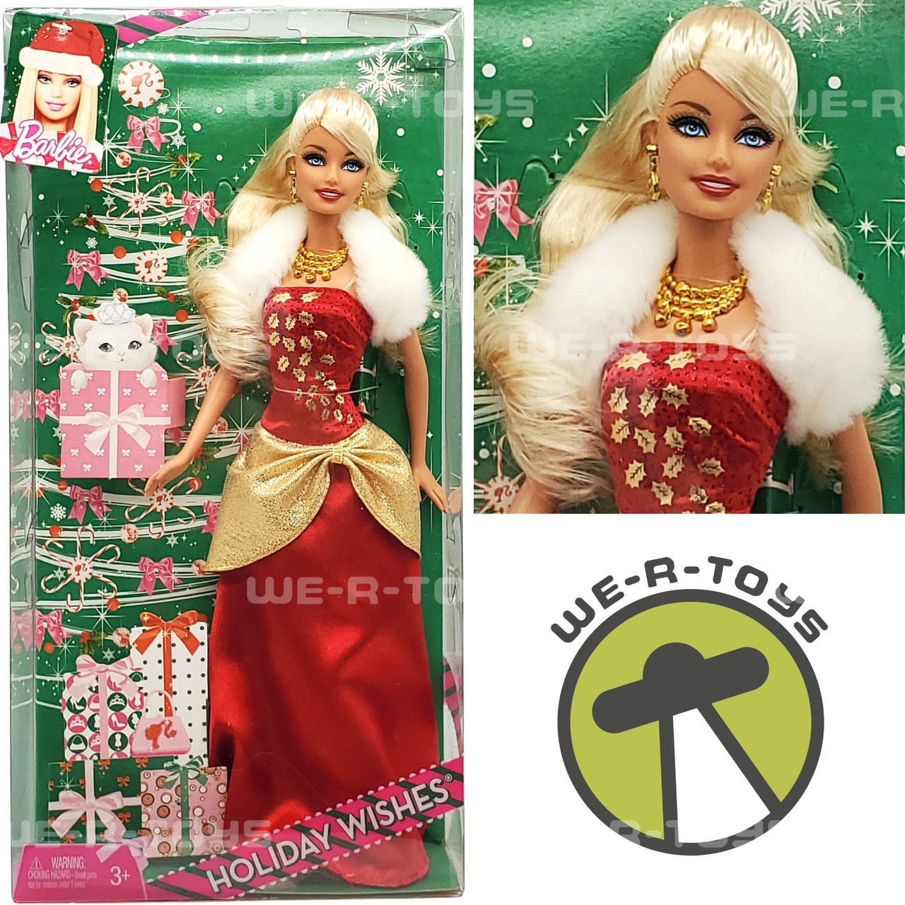 Holiday Wishes Barbie Doll 2009 Mattel #R6589