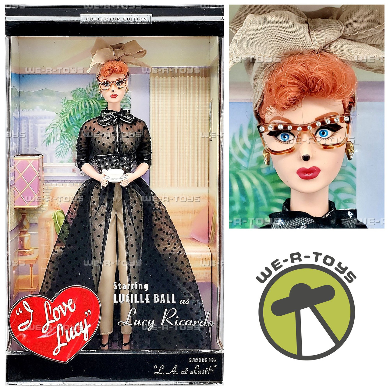 “I love lucy”バービー Mattel's Sold-Out Lucille Ball Barbie Doll Is Back in Stock