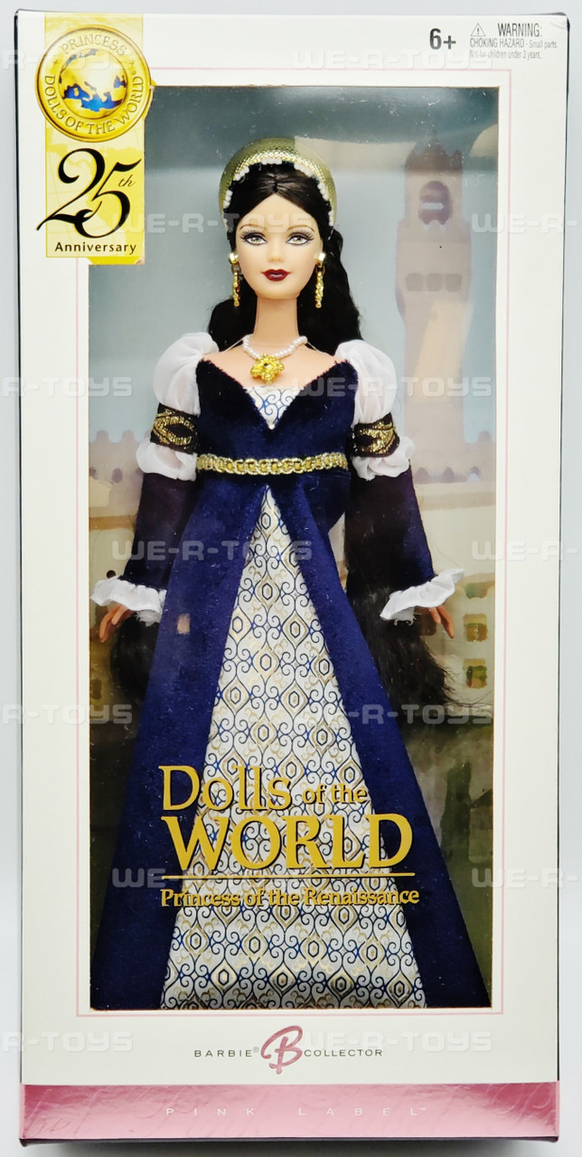 Princess of the Renaissance Barbie Dolls of the World Pink Label Mattel  G5860