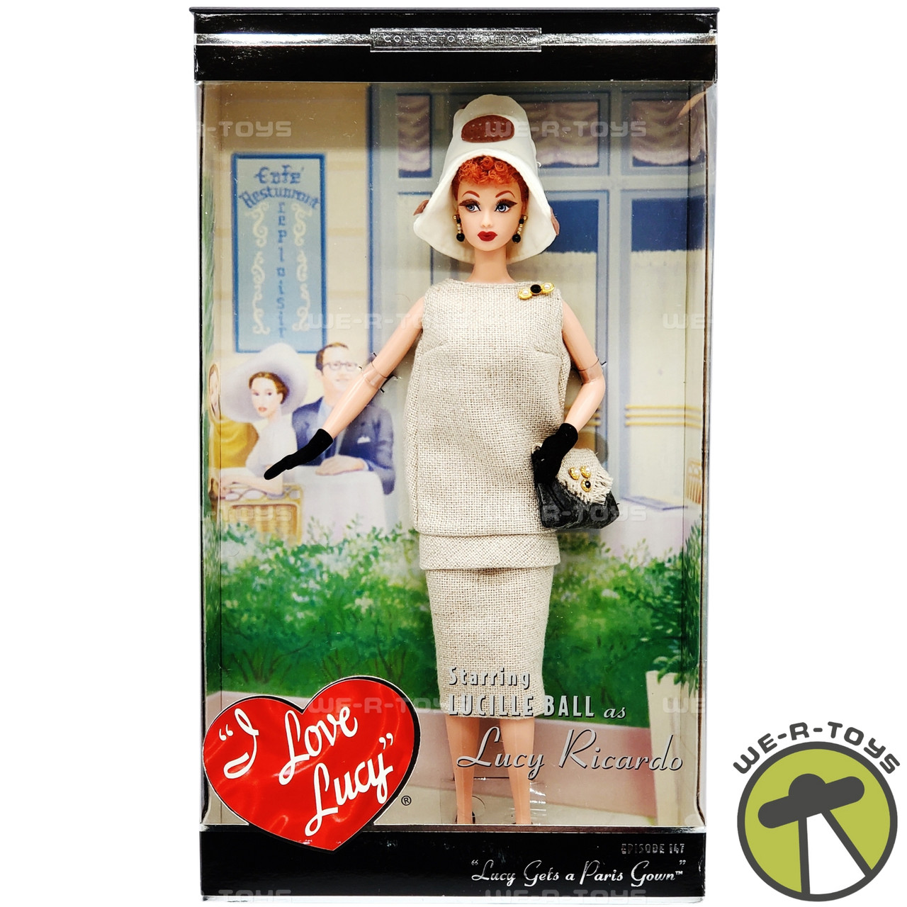 Barbie Pink Label Kelly Doll Set - Lucy Gets A Paris Gown I Love Lucy Edition