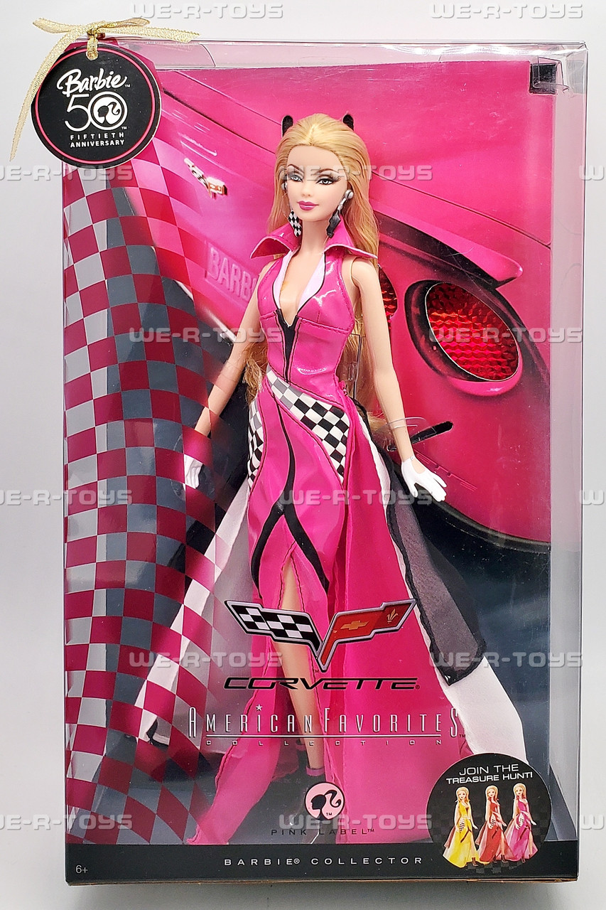 Barbie Pink Corvette Doll Rare Treasure Hunt Find Mattel 2009