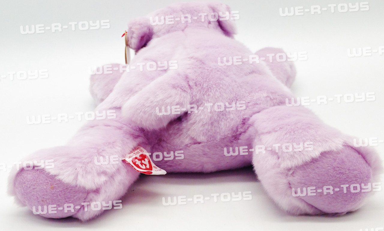 Ty Beanie Buddy Happy the Lavender Hippo 15