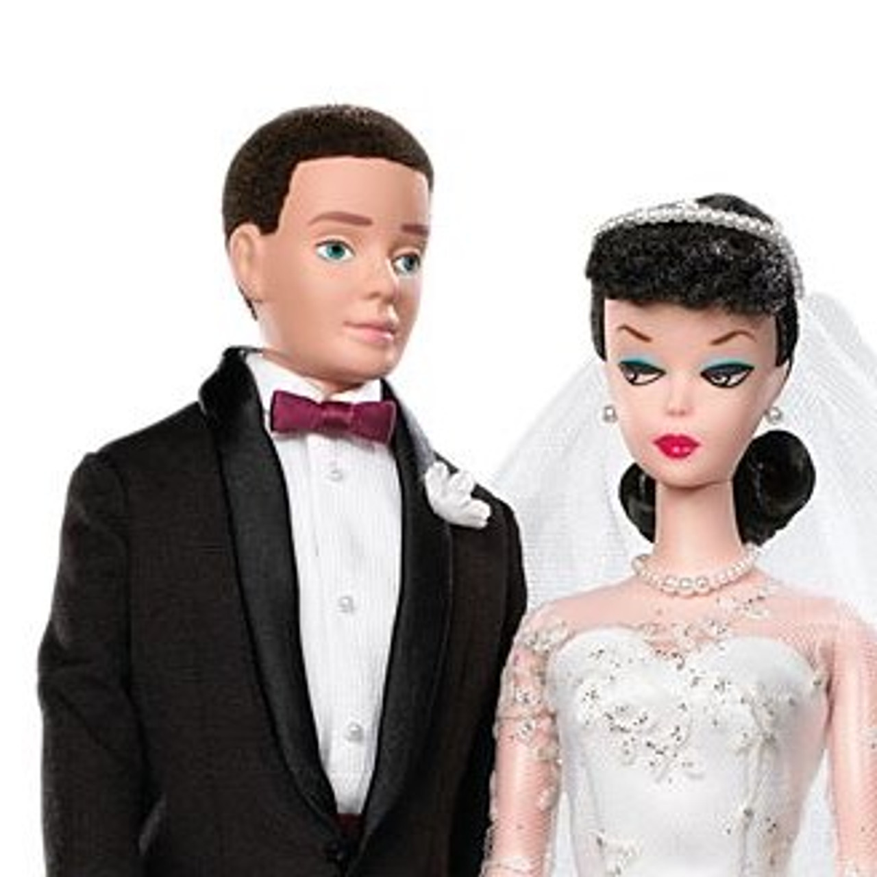 Wedding Day Barbie and Ken Giftset Barbie Collector 50th Anniversary Dolls