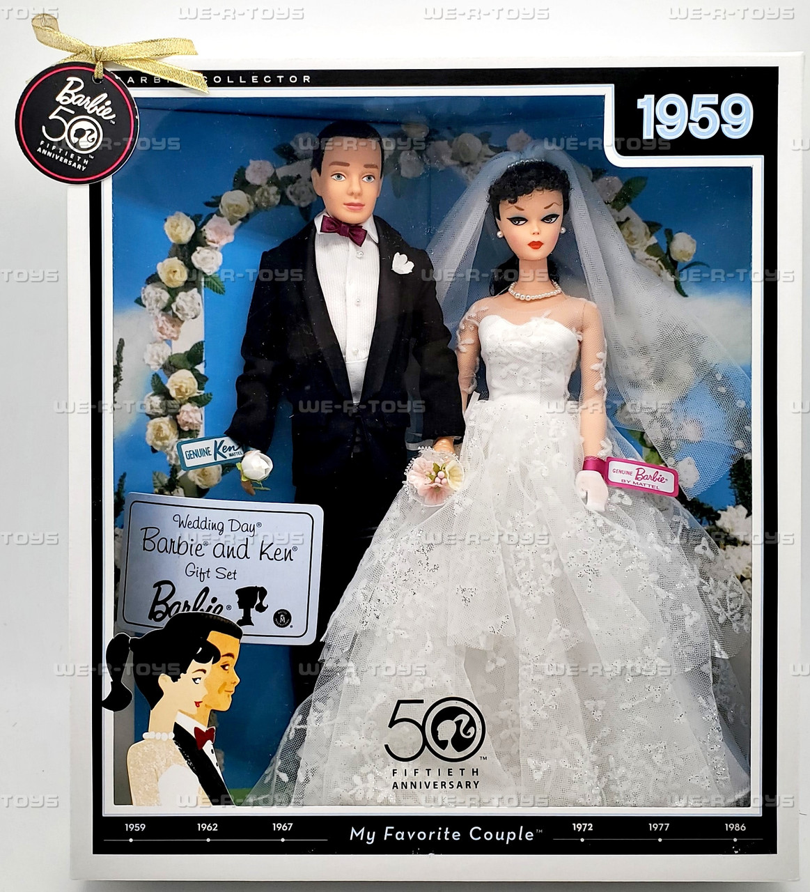 Wedding Day Barbie and Ken Giftset Barbie Collector 50th