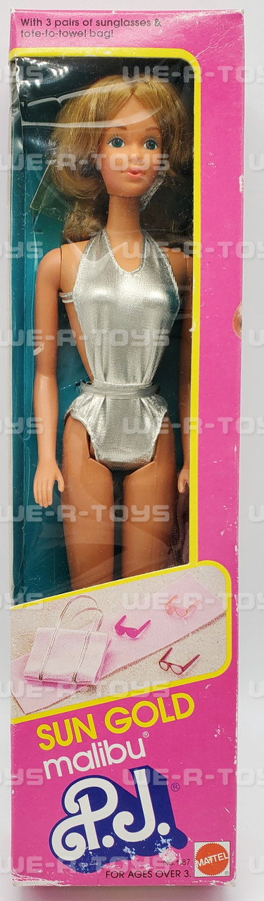 Barbie Sun Gold Malibu P.J. Doll Mattel 1983 No. 1187 NRFB - We-R-Toys