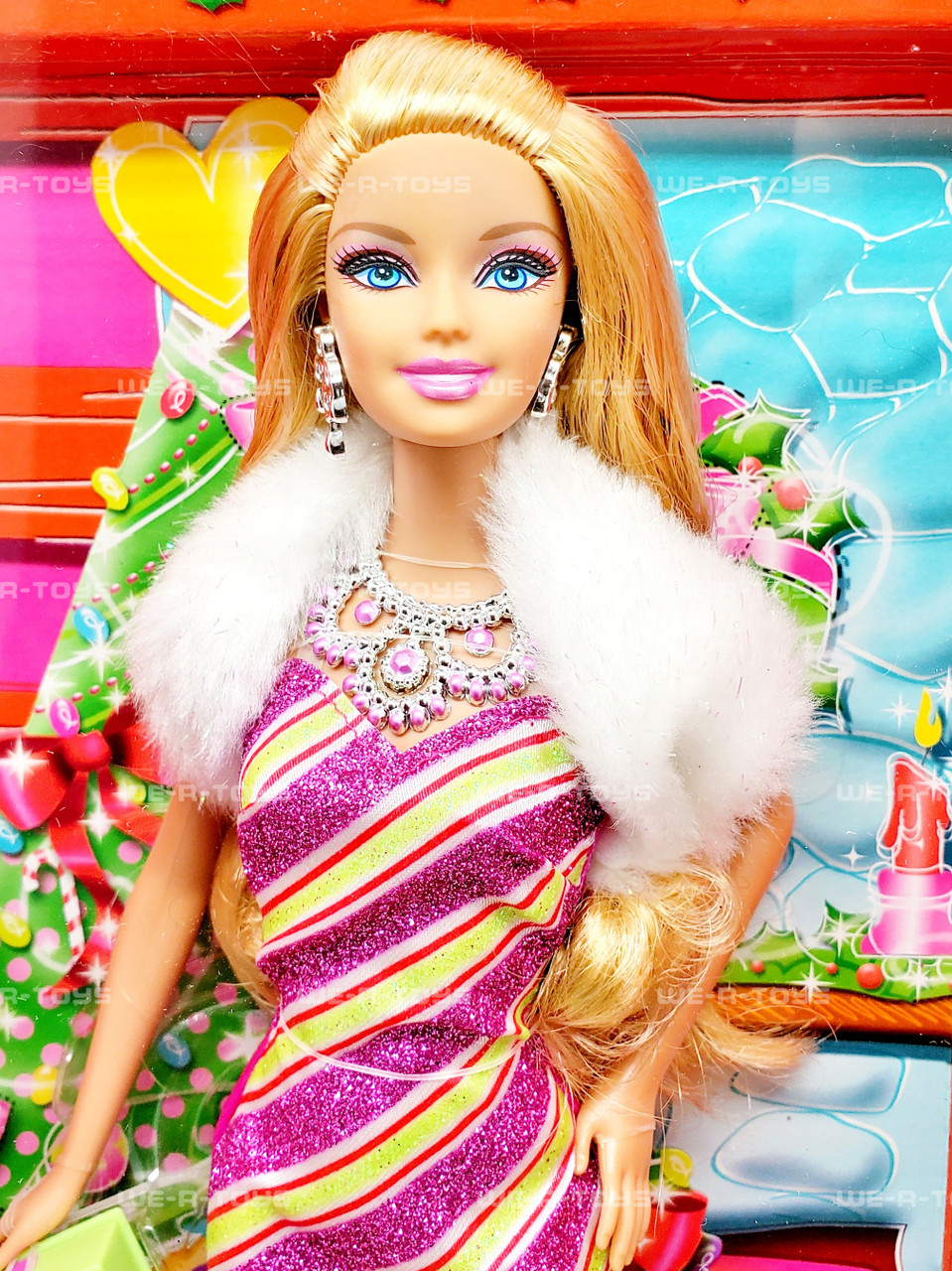 バービー ピンクのホリディ barbie(V6985 レア　クリスマス バービー ピンクのホリディ barbie(V6985 レア クリスマス