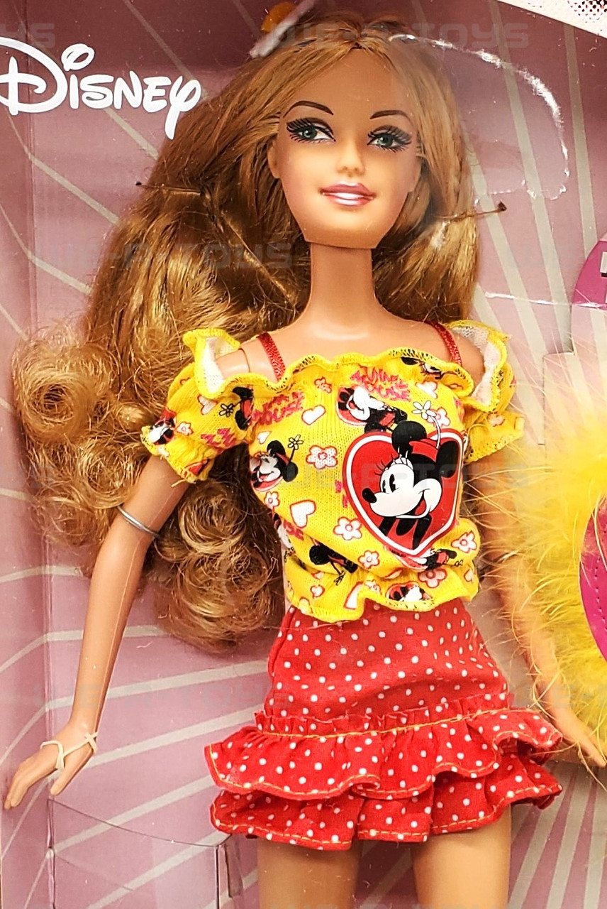 barbie fashionista mouse dress Barbie Fashionistas #140 Brunette Doll with Mouse Print Dress New Sealed