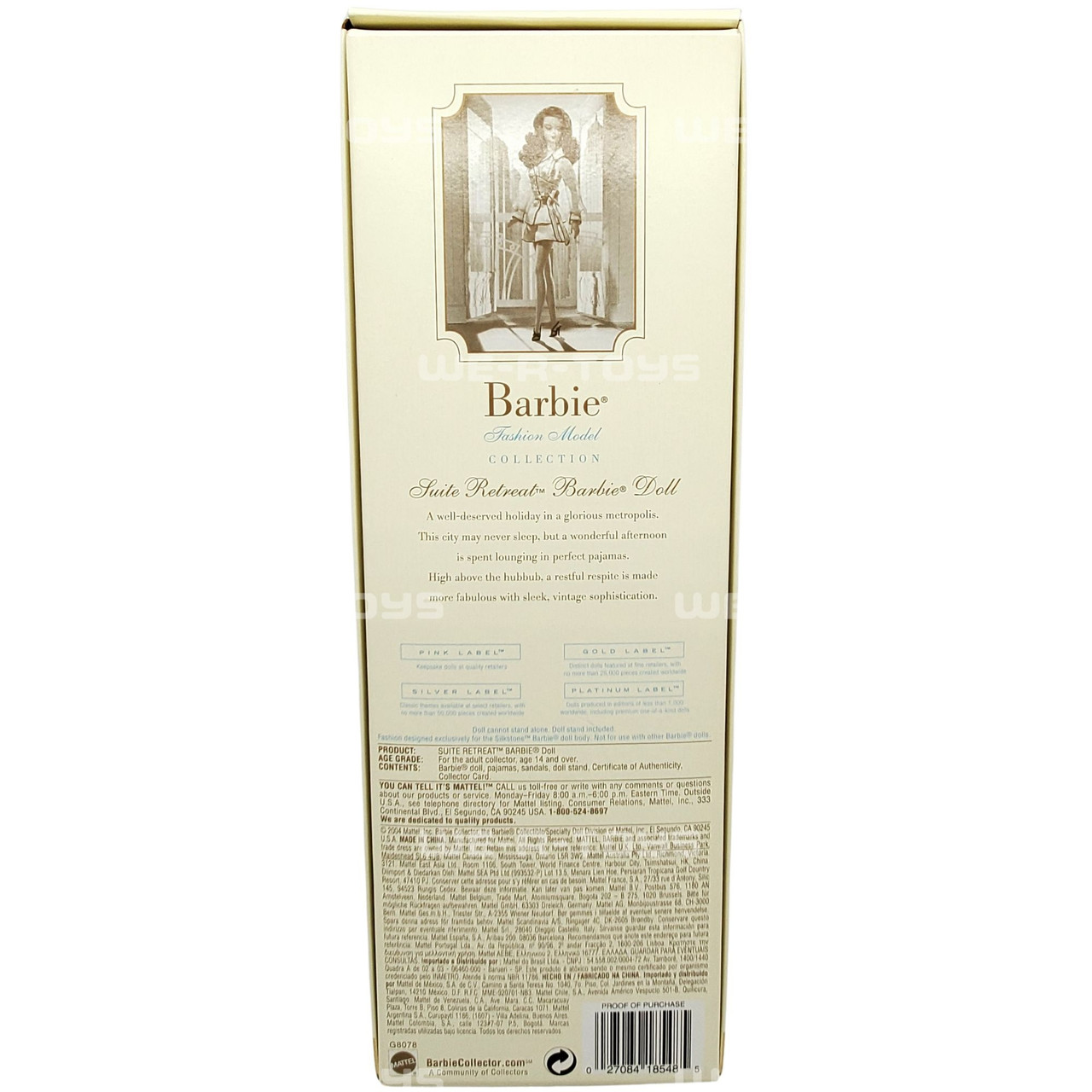 BARBIE SILKSTONE FASHION Model Suite Retreat, poupée nue, édition 2004 EUR 69,00 - FR BARBIE SILKSTONE FASHION Model Suite Retreat, poupée nue, édition 2004 EUR 69,00 - FR