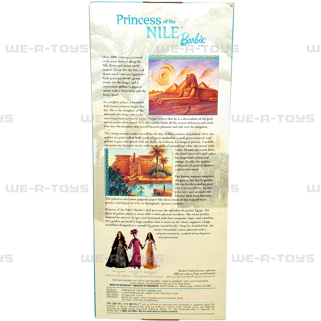 Barbie Dolls of the World Princess of the Nile Collector Doll 2001