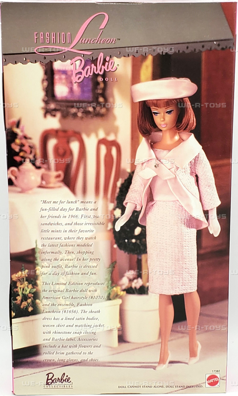 fashion luncheon Barbie 未開封品 NEW! 1996 FASHION LUNCHEON BARBIE 1966 REPRODUCTION! | eBay