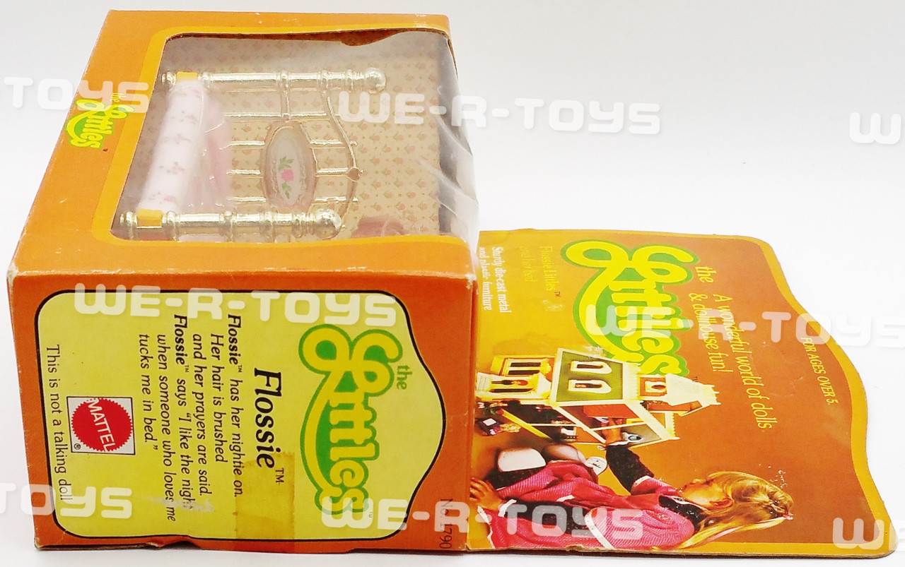 The Littles Flossie Littles and Her Bed Playset Mattel 1980 #1790