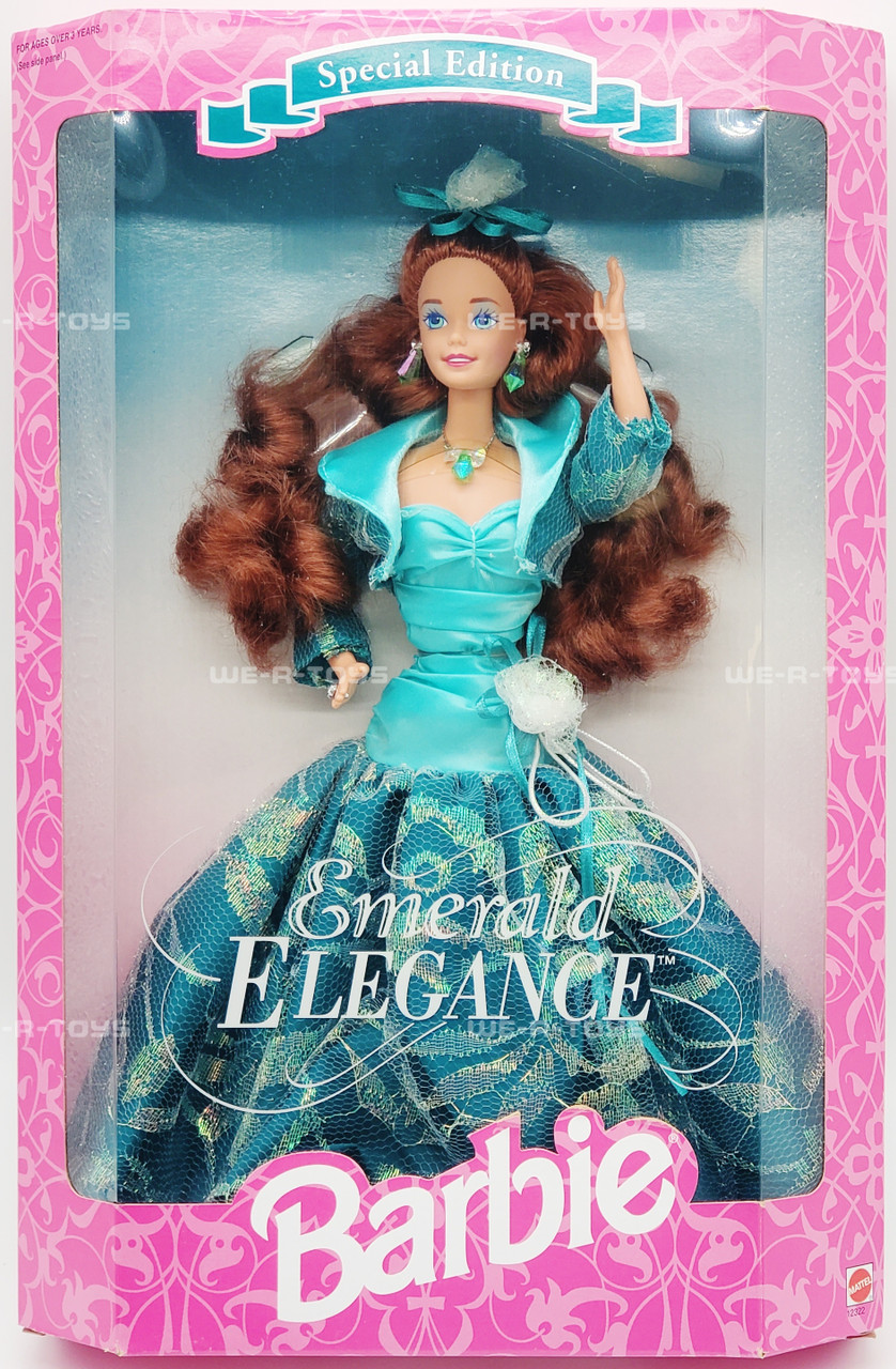 1994年バービーBarbieエメラルドエレガンス限定ヴィンテージ  ドレス Emerald Elegance Barbie Doll Red Hair Special Edition 1994 Mattel