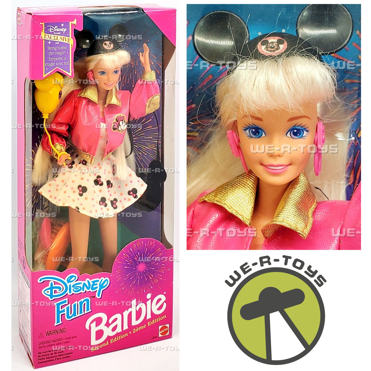 Disney Fun Barbie 2nd Edition 1994 Mattel 11650
