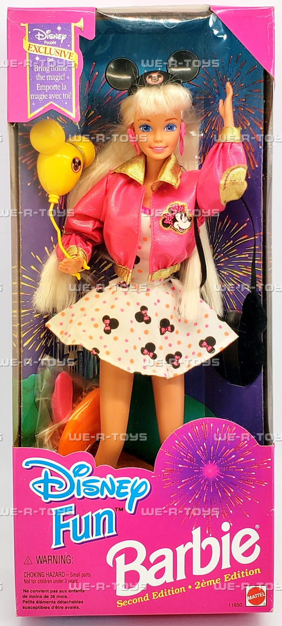 Disney Fun Barbie 2nd Edition 1994 Mattel 11650