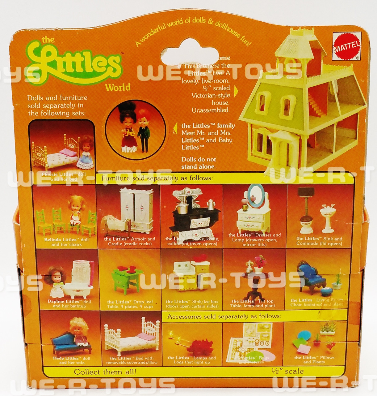 The Littles Flossie Littles and Her Bed Playset Mattel 1980 #1790