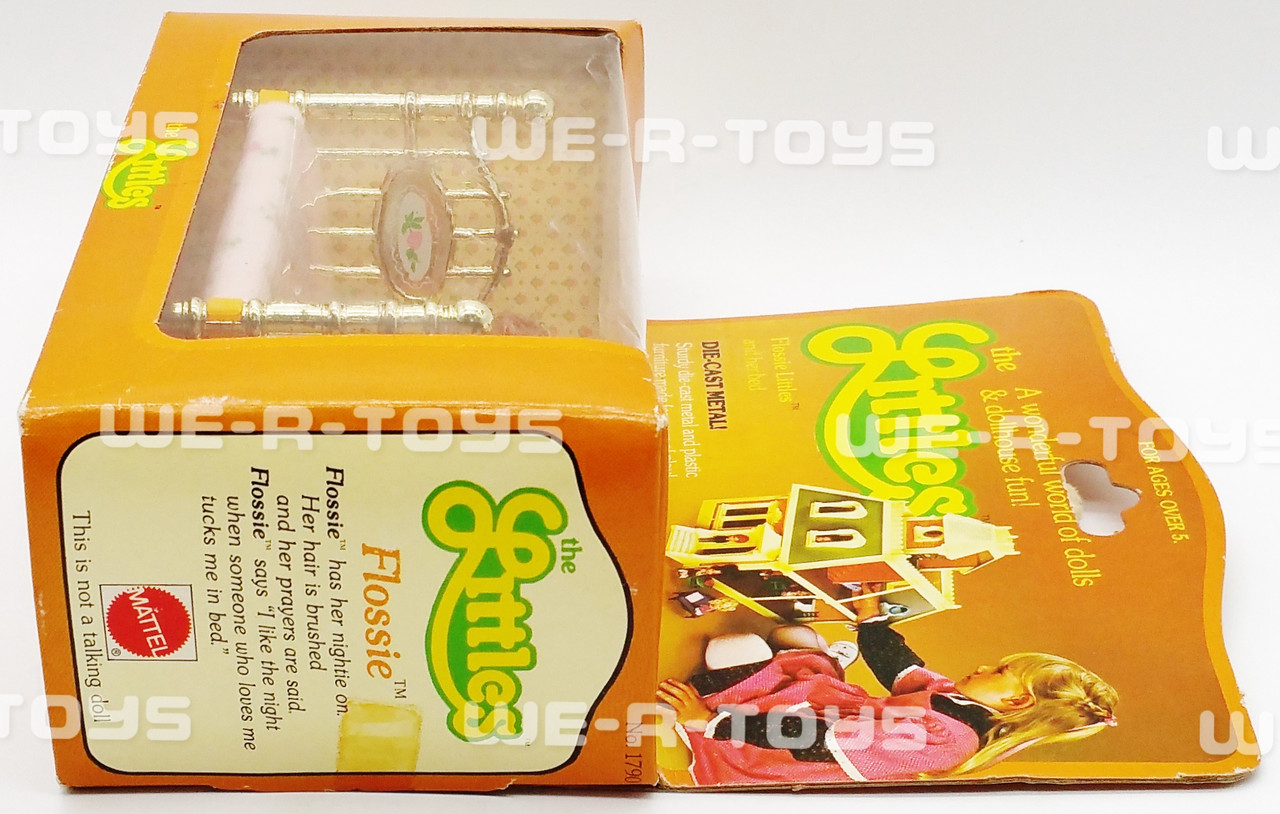 The Littles Flossie Littles and Her Bed Playset Mattel 1980 #1790