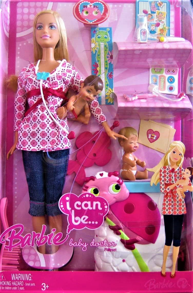 Doctor Barbie Baby Toys Barbie Career Series I Can Baby Doctor