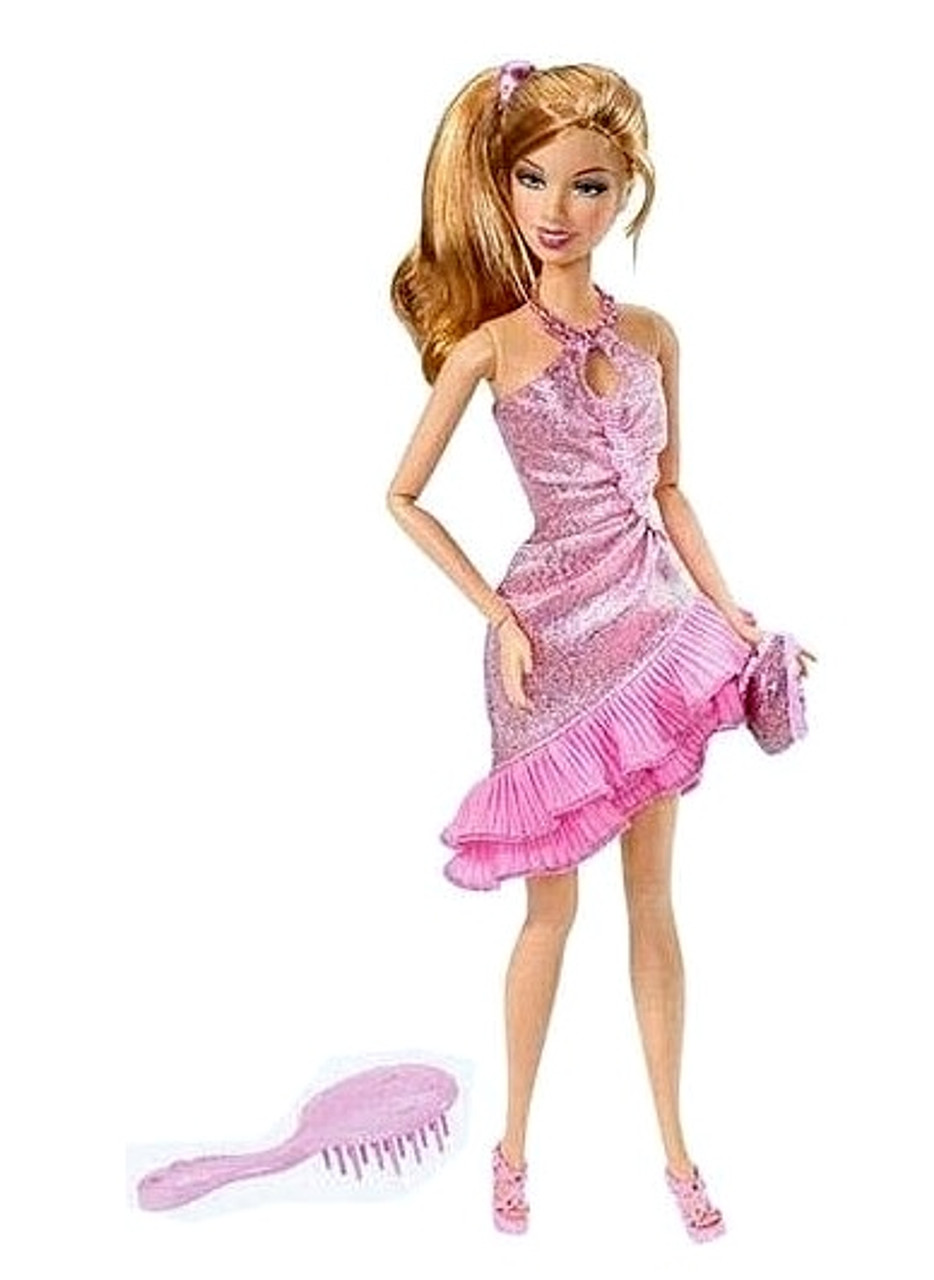 Barbie Fashion Fever Doll Summer in Metallic Pink 2008 Mattel M9324