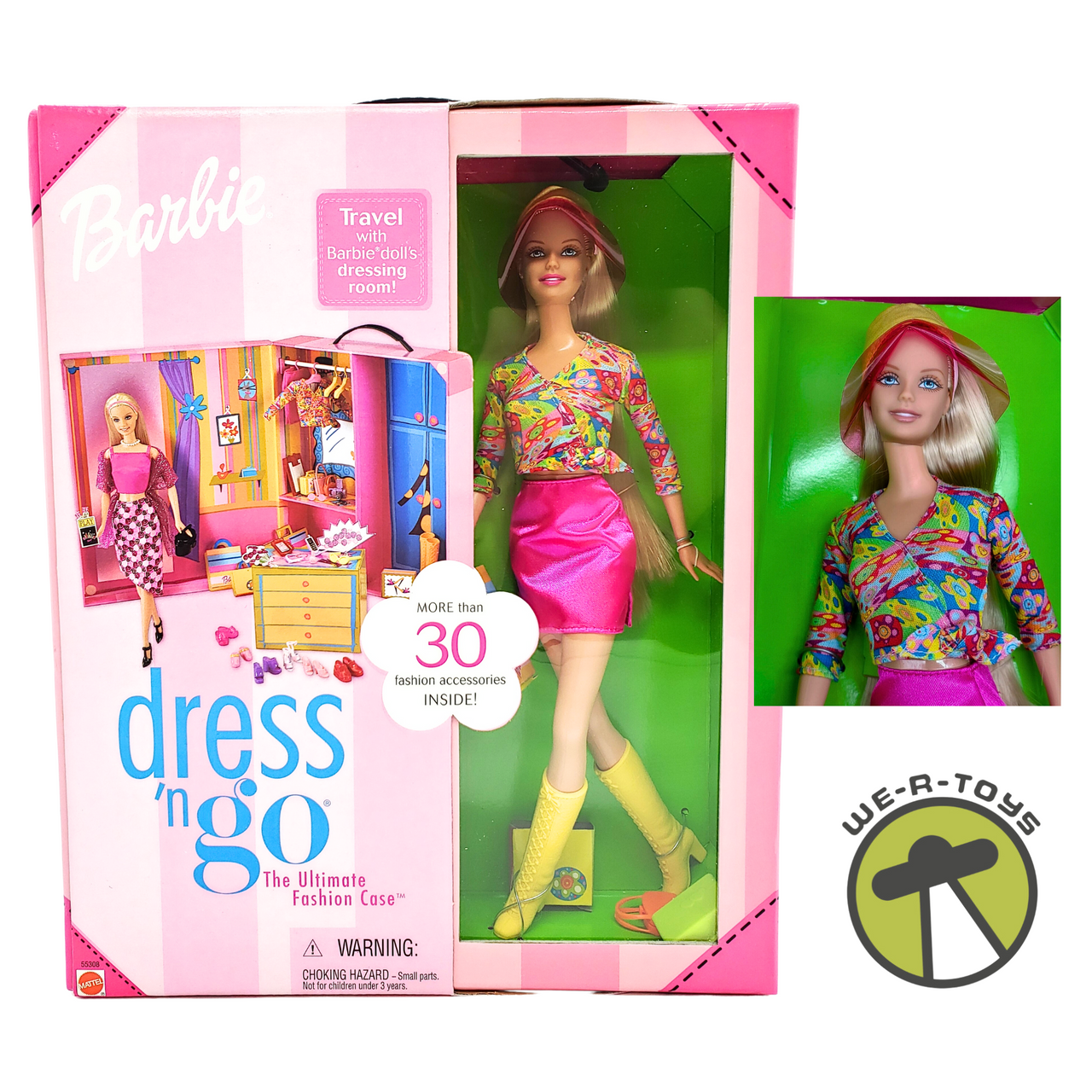 Kid Care Mattel Barbie Overnight Travel Case
