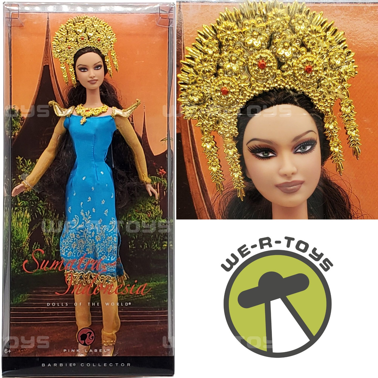 Sumatra Indonesia Barbie Doll Dolls of the World Asia Pink Label 2007