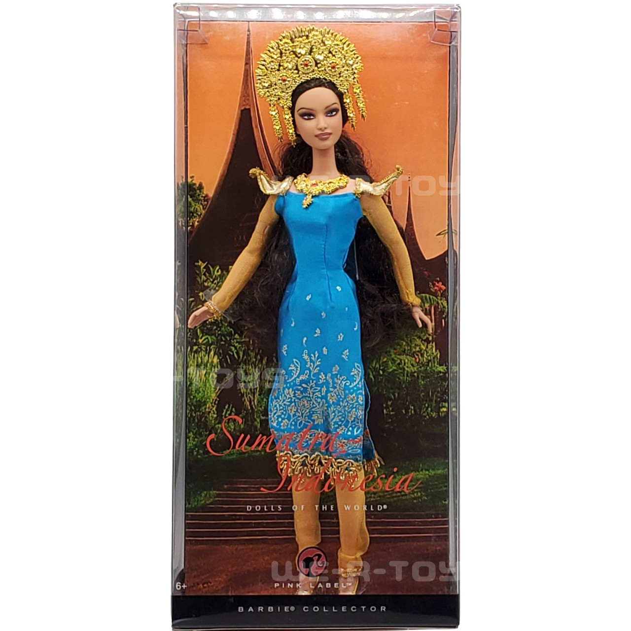 Sumatra Indonesia Barbie Doll Dolls of the World Asia Pink Label 